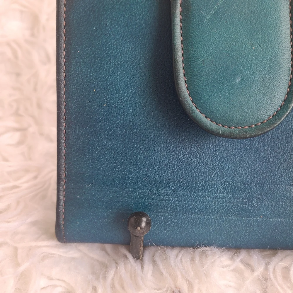 Christian Dior Authentic Blue Coin Wallet, great vintage condition - Picture 7 of 11